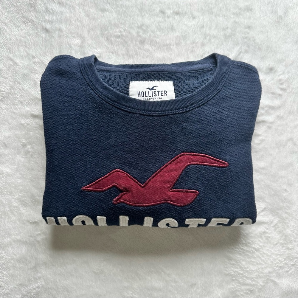 Classic Hollister Logo Crewneck Sweater